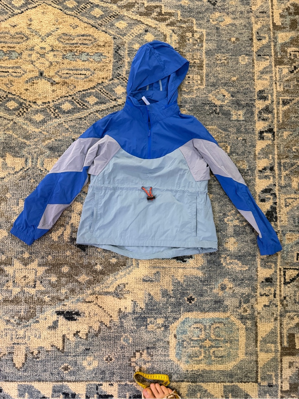 Lululemon Evergreen Anorak jacket Colorblock Hooded Windbreaker